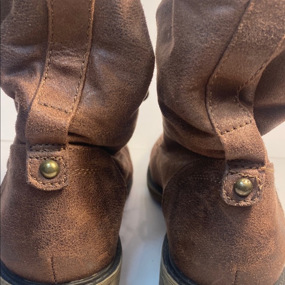 Brown Lace-Up Ankle Boots - Picture 8 of 10